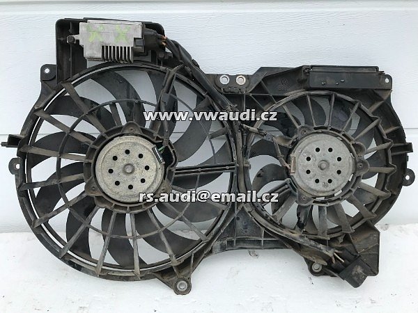 4F0 121 003 A    Ventilátor na chladič pro Audi A6 4F C6 04-08 4,2 246KW 4F0 959 501 C   Řídicí modul řídicí jednotky ventilátoru    4F0 959 501 C  / 4F0 910 501 002 - 2