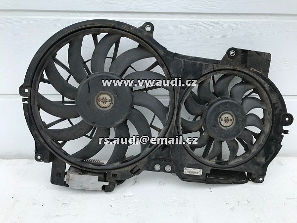 4F0 121 003 A    Ventilátor na chladič pro Audi A6 4F C6 04-08 4,2 246KW 4F0 959 501 C   Řídicí modul řídicí jednotky ventilátoru    4F0 959 501 C  / 4F0 910 501 002 - 3