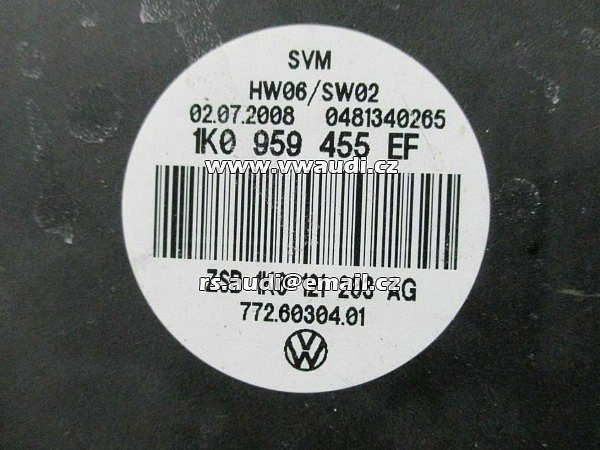 1K0 959 455 EF VW GOLF V (1K1) 1,9 TDI elektromotor, ventilátor větrák sahara chladiče  - 2