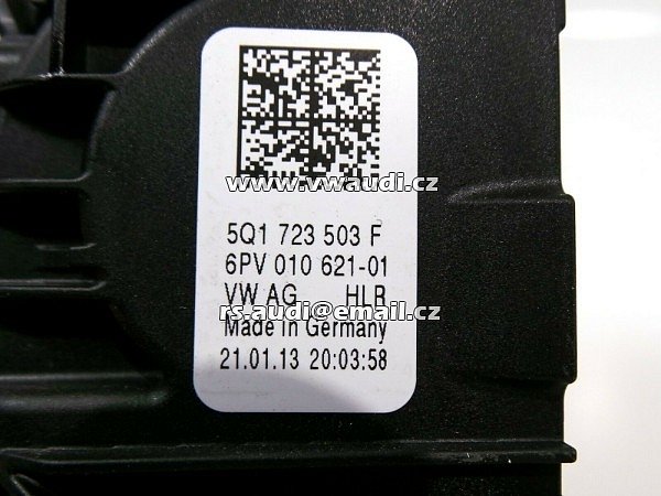 5Q1 723 503 H Skoda Passat 3G B8 Golf 7 Octavia 5E plynový pedál 5Q1723503H - 2