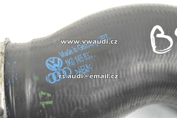 1K0 145 838 D SKODA OCTAVIA (1Z3) 2.0 TDI 16V sací potrubí vzduchové hadice tlaková trubka  - 2