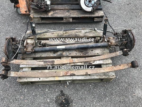 zadní náprava VW Caddy III 2K MAXI Life LONG dlouhá verze - 2