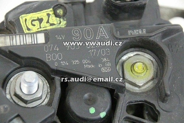 074 903 025 M Alternátor pro VW LT 28-35 II, LT 28-46 II, TRANSPORTER T4 - 3