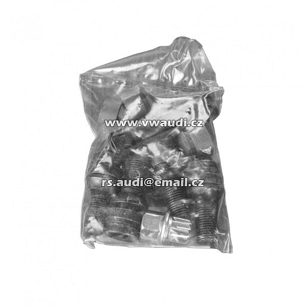 8D0 698 137 +	 4D0698137 zámek kol VW Golf 4 5 6 7 Plus zámek kol M14 x 1,5 x 27,5 mm - 2