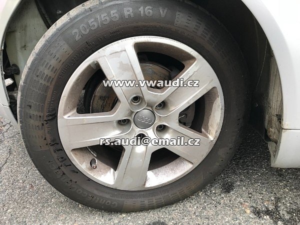 8E0 601 025 B Audi A4 B6 BE 16 &quot;7j  sada 4 litých kol a pneumatik  pneu  / 205 / 55 R16 - 3
