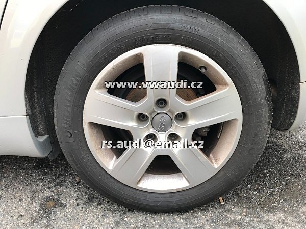 8E0 601 025 B Audi A4 B6 BE 16 &quot;7j  sada 4 litých kol a pneumatik  pneu  / 205 / 55 R16 - 4