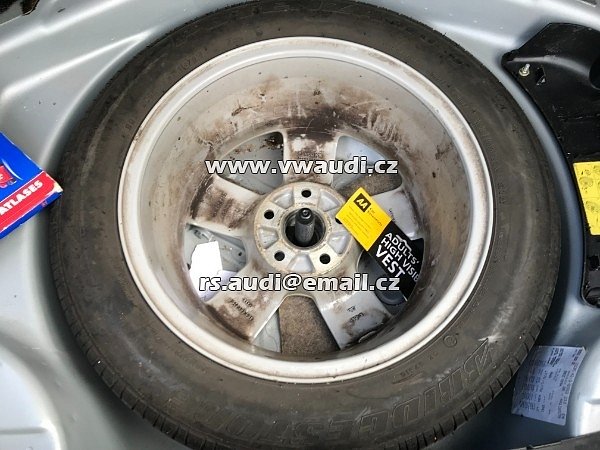 8E0 601 025 B Audi A4 B6 BE 16 &quot;7j  sada 4 litých kol a pneumatik  pneu  / 205 / 55 R16 - 7