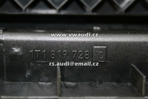 1T1 857 921 C VW Touran 1T originální odkládací přihrádka + rám větracího otvoru 1T1819728C 1T1857921C - 3