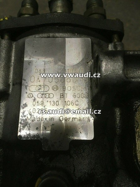 vstřikovací čerpadlo VW AUDI 0470506010 / 059130106C  - 4