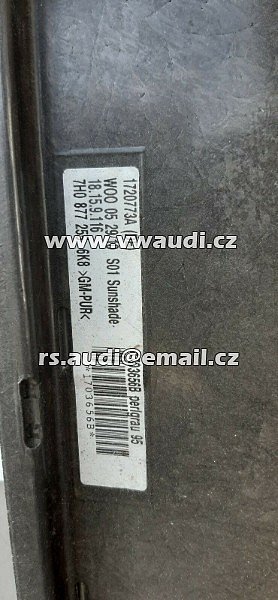 7H0 877 041E 6K8 + motorek 6X0 959 591E Originální střešní okno VW T5 GP Caravelle - 2