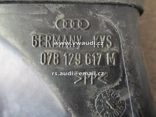 078 129 617 M  sací potrubí Audi A6 4B 3,0 V6 sací potrubí sacího potrubí 8D0129617D 078129617M - 3