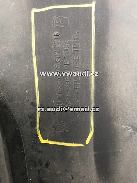 5G6 807 221 B přední nárazník VW Jetta VI 5C  2010-2014 - 2