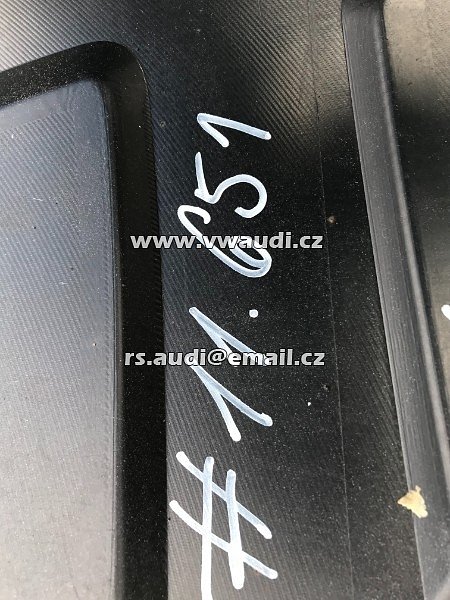 4L0 807 521 AD Audi Q7 4L 2009-2015 zadní nárazník spoiler spodní difuzor  - 3