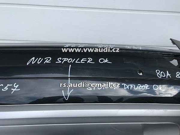 80A 807 521 B   AUDI Q5  S-Line 2017 - Difuzor SPOILER zadní nárazník - 6