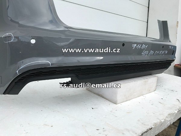 Audi A6 4G C7 S-line Avant Facelift rok 2014-18 zadní nárazník 4G9  4G9 807 511 AS  + SPOILER  4G0.807. 521 S - 27