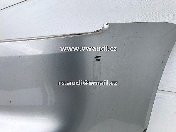 1T0807417 zadní nárazník VW Touran 1T1-2006 LA7W reflexní stříbrná metalíza - 3