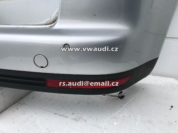 1T0807417 zadní nárazník VW Touran 1T1-2006 LA7W reflexní stříbrná metalíza - 6