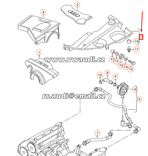 4B0 103 927 AUDI A6 C5 levý kryt motorového prostoru  3,0 V6  2004  - 2