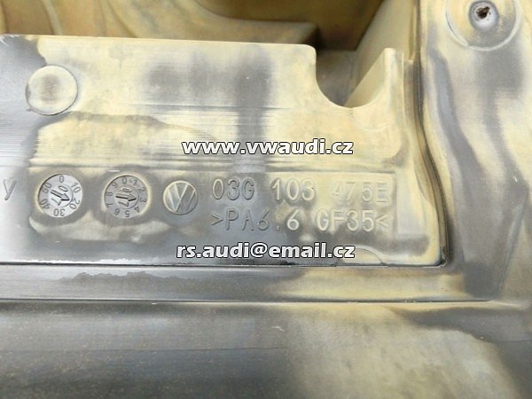 03G 103 475 E Víko ventilu pro VW EOS 1F 06-10 TDI 2.0 - 2