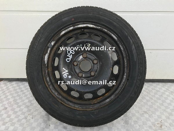 8p0601027 rezerva 16 Audi A3 8P Pneumatika Brigestone TURANZA 20555 16 91V nová - 2