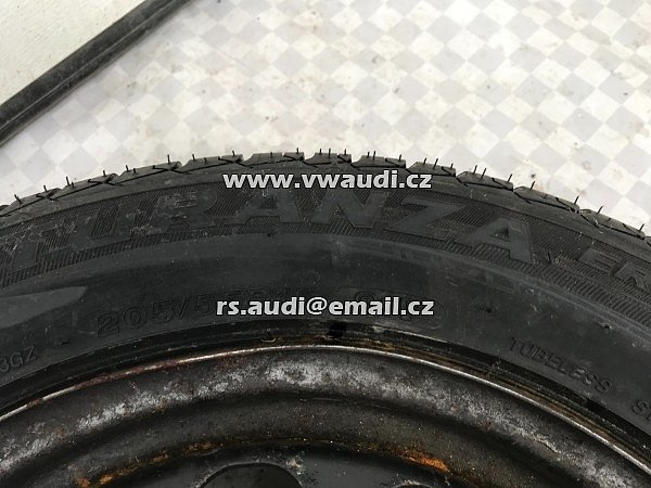 8p0601027 rezerva 16 Audi A3 8P Pneumatika Brigestone TURANZA 20555 16 91V nová - 9