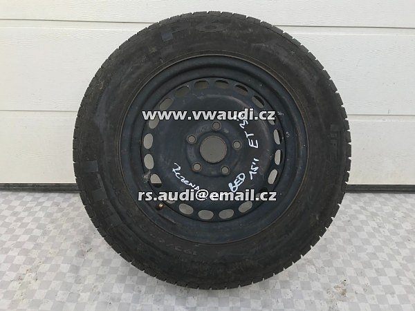  8E0 601 027 REZERVA 15&quot; Audi A4 8E  rezerva kolo Pirelli 195 65 R15 91H ​nová pneumatika - 2