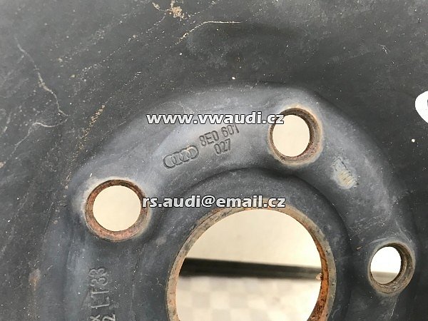  8E0 601 027 REZERVA 15&quot; Audi A4 8E  rezerva kolo Pirelli 195 65 R15 91H ​nová pneumatika - 3
