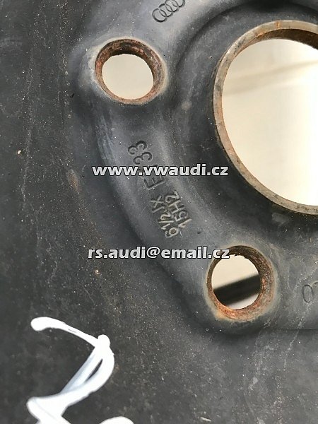  8E0 601 027 REZERVA 15&quot; Audi A4 8E  rezerva kolo Pirelli 195 65 R15 91H ​nová pneumatika - 4