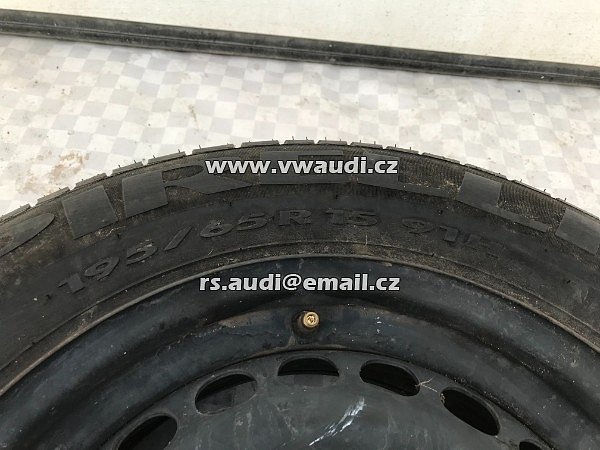  8E0 601 027 REZERVA 15&quot; Audi A4 8E  rezerva kolo Pirelli 195 65 R15 91H ​nová pneumatika - 10