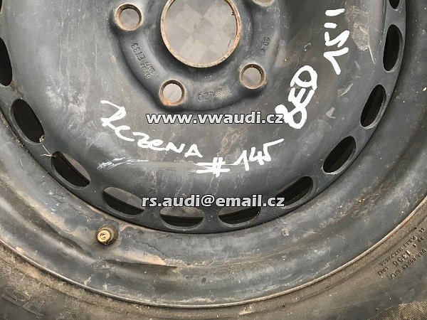  8E0 601 027 REZERVA 15&quot; Audi A4 8E  rezerva kolo Pirelli 195 65 R15 91H ​nová pneumatika - 11