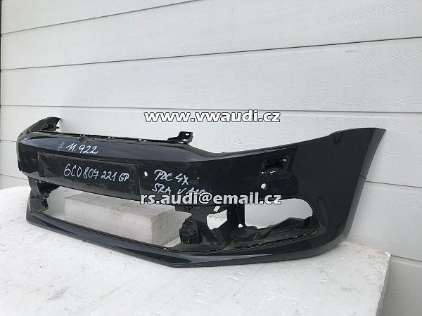 6C0 807 221 GP Originální VW Polo 6C 2014-2017 facelift přední nárazník SRA nárazník 6C0807221 - 22