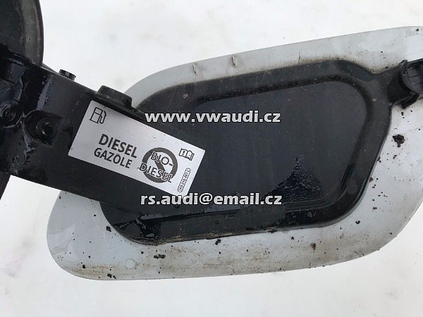 5G0 809 857  víčko nádrže bílé LC9A čistě bílé VW Golf 7 5G VII 5G0 - 5