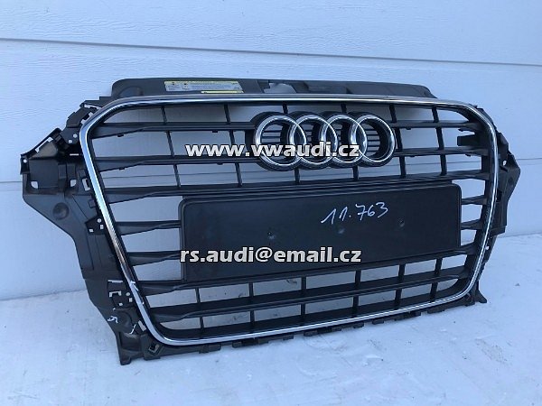 8V3 853 651 AUDI A3 S-LINE  2011-2016 8V3 maska pření nárazník grill - 4