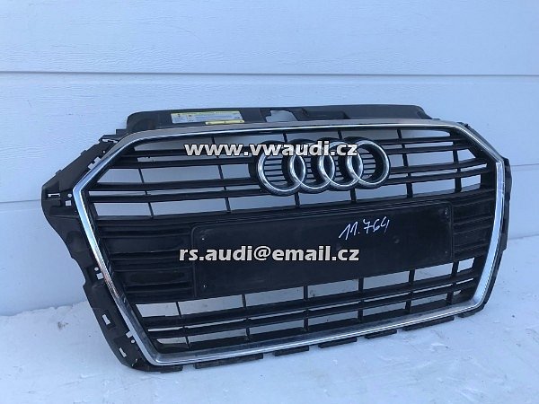  8V3 853 651AA   maska pření nárazník grill  AUDI A3 S-LINE  2011-2016 8V3 - 2