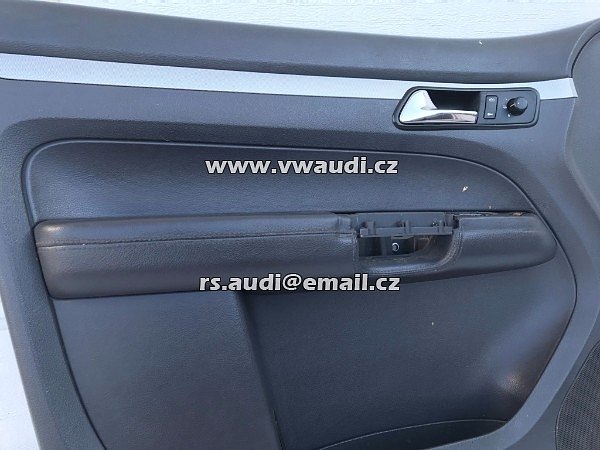 1T1 867 011  VW Touran 1T  obložení dveří levá KŮŽE kožené  kompletní originální - 5