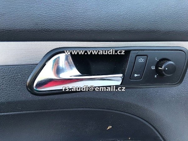 1T1 867 011  VW Touran 1T  obložení dveří levá KŮŽE kožené  kompletní originální - 7