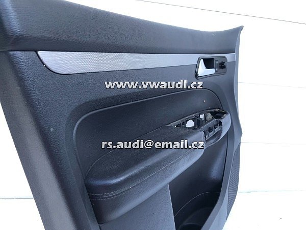 1T1 867 011  VW Touran 1T  obložení dveří levá KŮŽE kožené  kompletní originální - 9