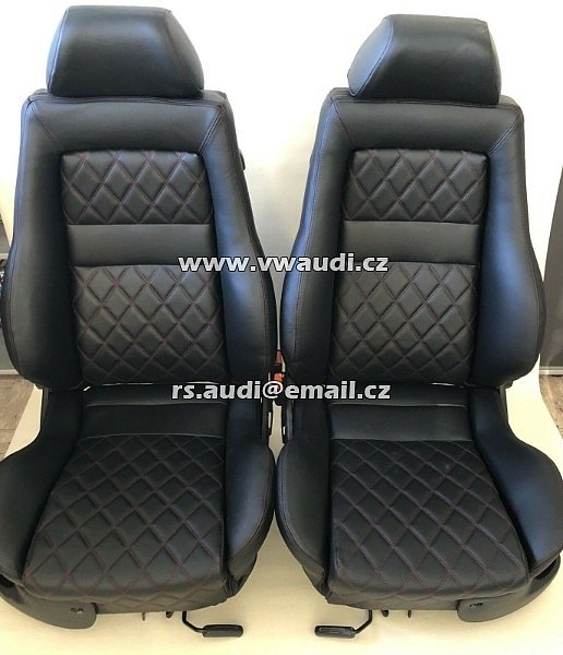 Golf 3 GTI Edition Golf 3 4 Cabrio Recaro kožená sedadla Barva Concept kůže GTI - 4