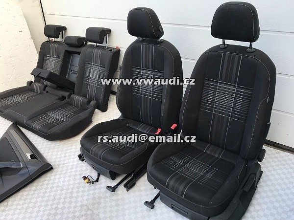 VW GOLF 7 VII Sedadla sedačky kompletní sada 5dvéř - 30