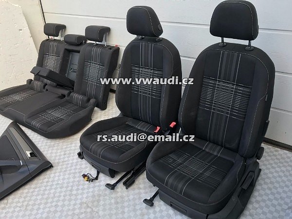 VW GOLF 7 VII Sedadla sedačky kompletní sada 5dvéř - 29