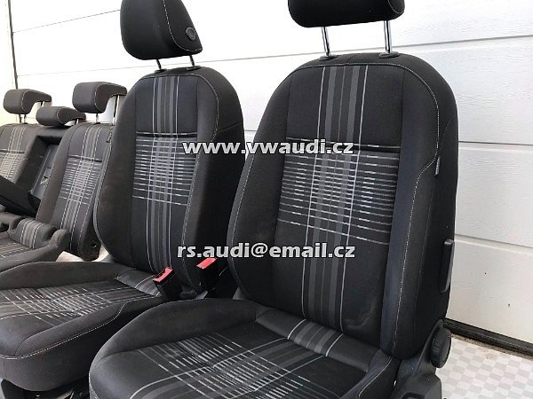 VW GOLF 7 VII Sedadla sedačky kompletní sada 5dvéř - 26