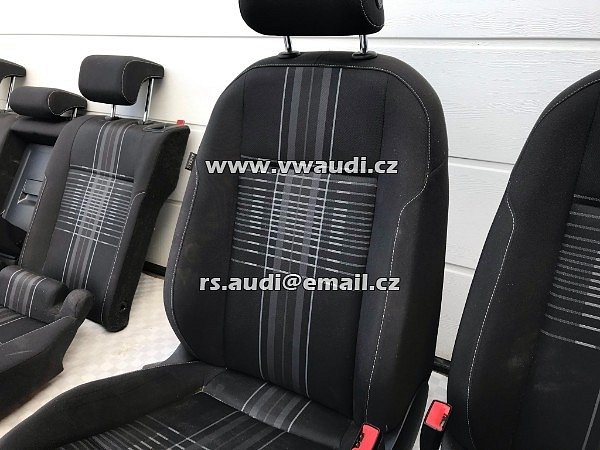 VW GOLF 7 VII Sedadla sedačky kompletní sada 5dvéř - 20