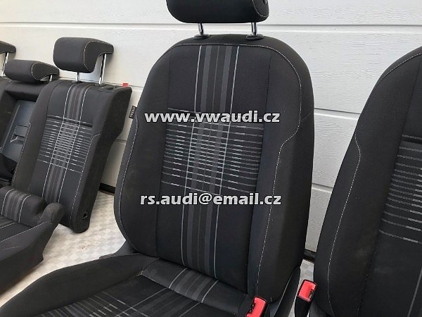 VW GOLF 7 VII Sedadla sedačky kompletní sada 5dvéř - 19
