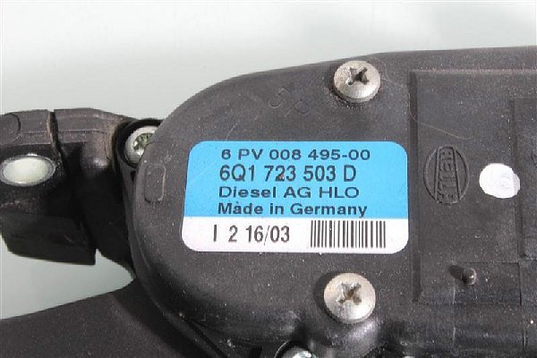  Elektrický pedál akcelerátor plynový pedál  Snímač polohy plynového pedálu pro Seat, VW, Audi, Skoda  - 2