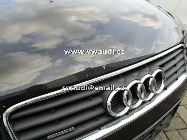 Kapota Audi A3 8P 2003-2004 Kapota EBONY BLACK LZ9W černá - 3