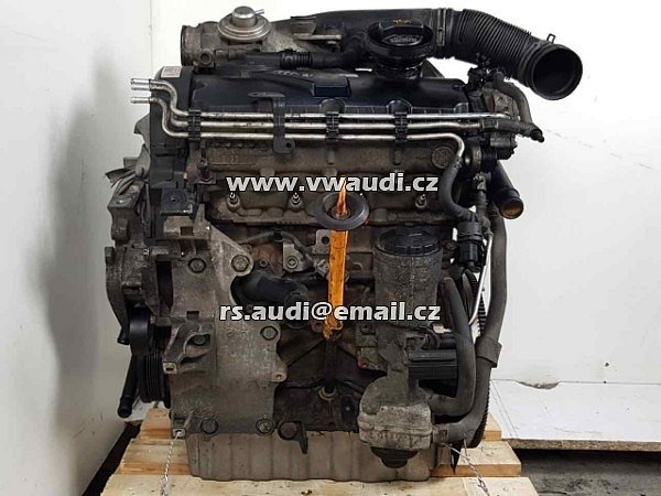 Motor (Diesel) AVQ / 144.500km VW TOURAN (1T1, 1T2) 1.9 TDI  Agregát motor - 6