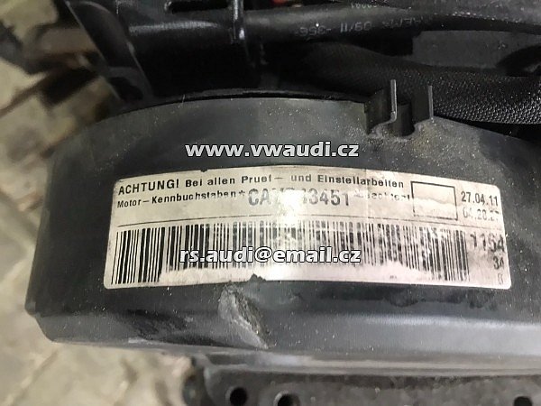 Vysokotlaké čerpadlo Common rail BOSCH Golf VI Passat Touran Seat Audi Skoda 1.6 TDi 159.000 km CAY - 5