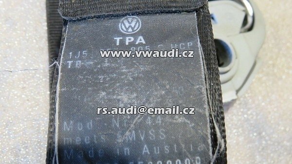 1J5 857 805 C VW Bora - Bezpečnostní pás / Levý zadní - 2