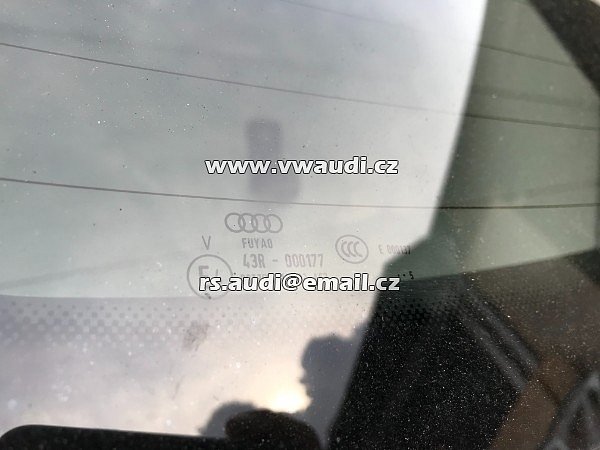 okno zadní integrovaná anténa Audi A4 8K B8 2012 13 14 facelift Avant  - 6