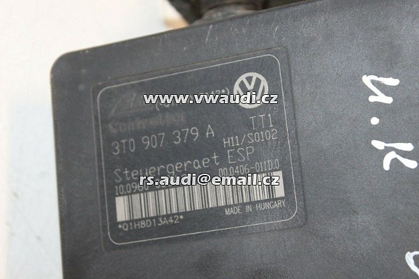 3T0 907 379 A / 3T0 614 517  Řídicí jednotka ABS  Škoda SUPERB 3T0  - 2